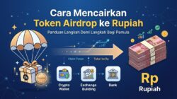 Cara mencairkan token airdrop crypto menjadi rupiah di Indonesia